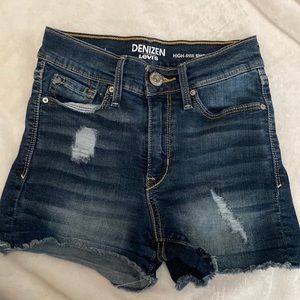 Denizen from Levi’s High Rise Shorts